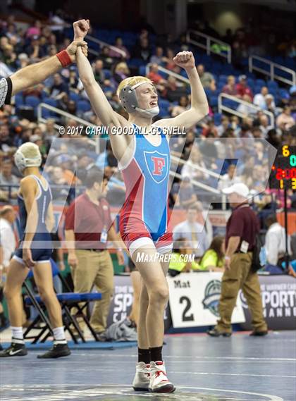 Thumbnail 3 in NCHSAA 3A Wrestling Championships photogallery.