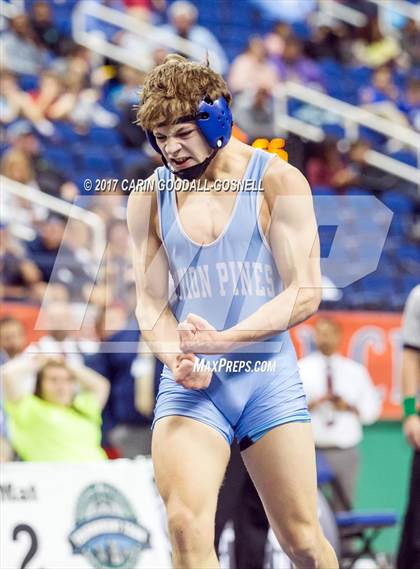 Thumbnail 3 in NCHSAA 3A Wrestling Championships photogallery.