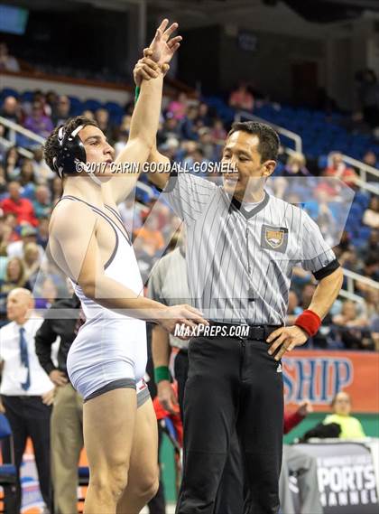 Thumbnail 2 in NCHSAA 3A Wrestling Championships photogallery.