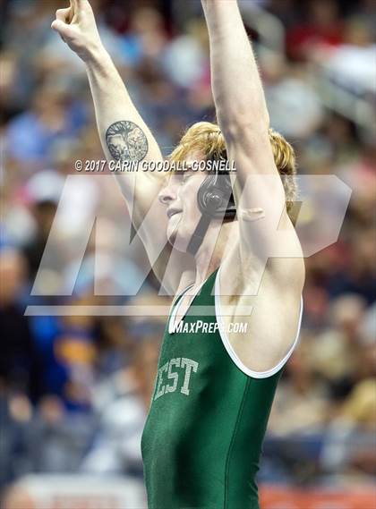 Thumbnail 2 in NCHSAA 3A Wrestling Championships photogallery.