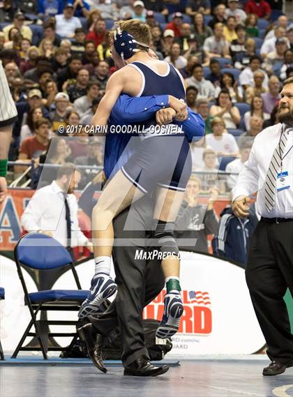 Thumbnail 2 in NCHSAA 3A Wrestling Championships photogallery.
