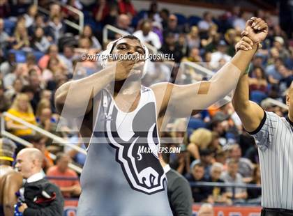Thumbnail 2 in NCHSAA 3A Wrestling Championships photogallery.