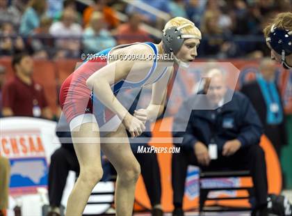 Thumbnail 3 in NCHSAA 3A Wrestling Championships photogallery.