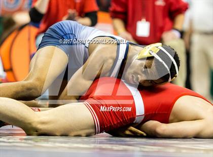 Thumbnail 1 in NCHSAA 3A Wrestling Championships photogallery.