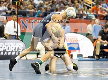 Thumbnail 3 in NCHSAA 3A Wrestling Championships photogallery.