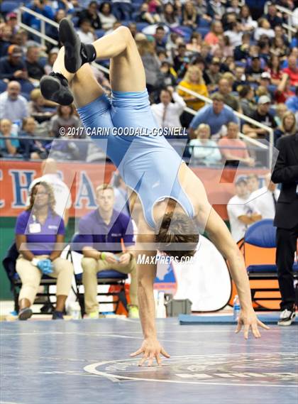 Thumbnail 2 in NCHSAA 3A Wrestling Championships photogallery.
