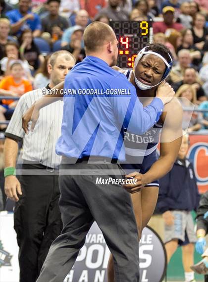 Thumbnail 1 in NCHSAA 3A Wrestling Championships photogallery.