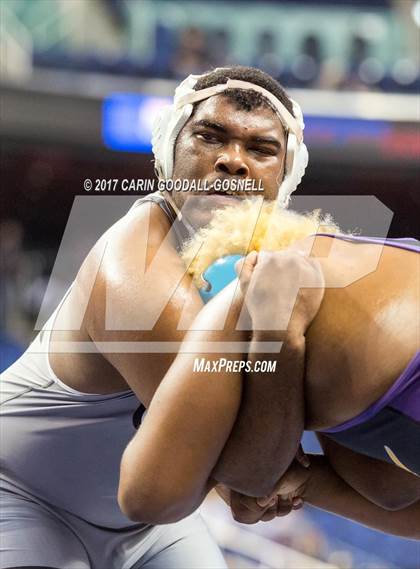 Thumbnail 1 in NCHSAA 3A Wrestling Championships photogallery.