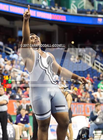 Thumbnail 3 in NCHSAA 3A Wrestling Championships photogallery.