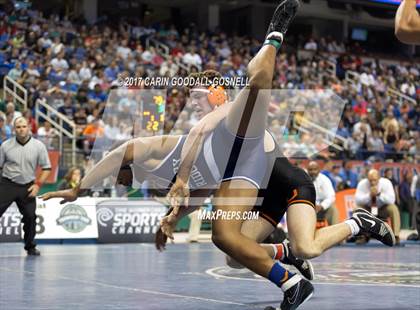 Thumbnail 1 in NCHSAA 3A Wrestling Championships photogallery.