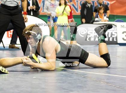 Thumbnail 1 in NCHSAA 3A Wrestling Championships photogallery.