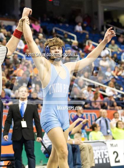 Thumbnail 2 in NCHSAA 3A Wrestling Championships photogallery.