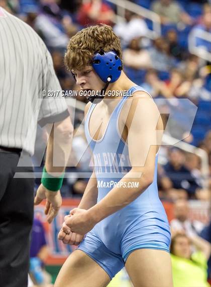 Thumbnail 1 in NCHSAA 3A Wrestling Championships photogallery.