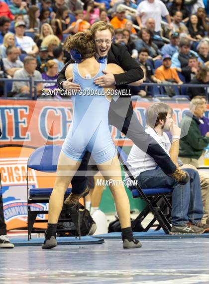 Thumbnail 3 in NCHSAA 3A Wrestling Championships photogallery.