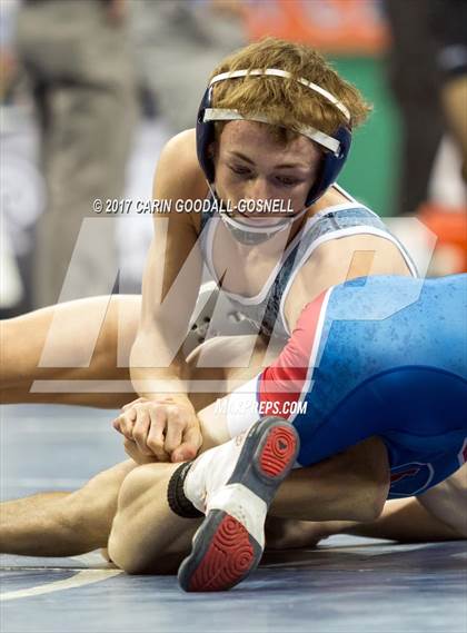 Thumbnail 2 in NCHSAA 3A Wrestling Championships photogallery.