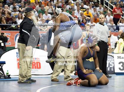Thumbnail 3 in NCHSAA 3A Wrestling Championships photogallery.