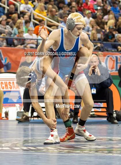 Thumbnail 1 in NCHSAA 3A Wrestling Championships photogallery.