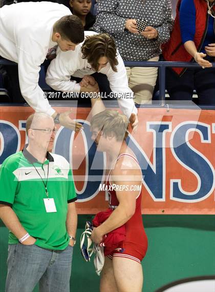 Thumbnail 2 in NCHSAA 3A Wrestling Championships photogallery.