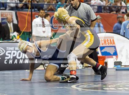Thumbnail 3 in NCHSAA 3A Wrestling Championships photogallery.