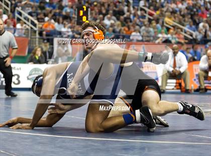 Thumbnail 2 in NCHSAA 3A Wrestling Championships photogallery.