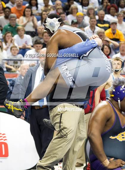 Thumbnail 2 in NCHSAA 3A Wrestling Championships photogallery.