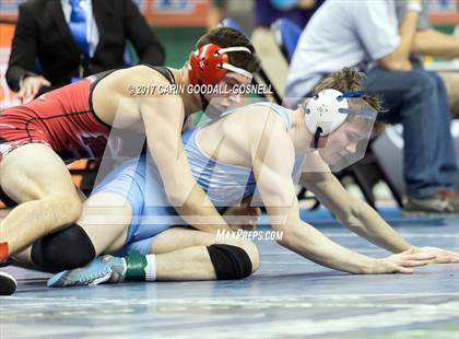 Thumbnail 3 in NCHSAA 3A Wrestling Championships photogallery.