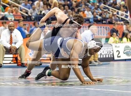 Thumbnail 2 in NCHSAA 3A Wrestling Championships photogallery.