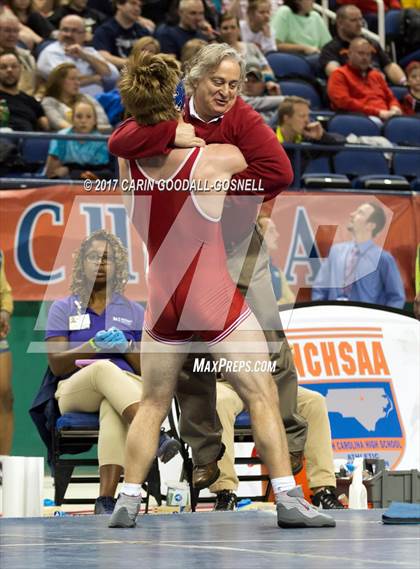 Thumbnail 2 in NCHSAA 3A Wrestling Championships photogallery.