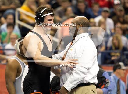 Thumbnail 3 in NCHSAA 3A Wrestling Championships photogallery.