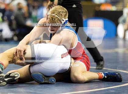 Thumbnail 2 in NCHSAA 3A Wrestling Championships photogallery.