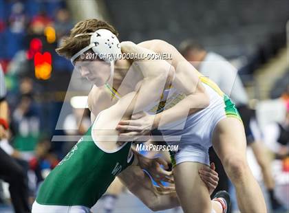 Thumbnail 2 in NCHSAA 3A Wrestling Championships photogallery.