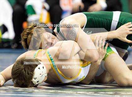 Thumbnail 3 in NCHSAA 3A Wrestling Championships photogallery.