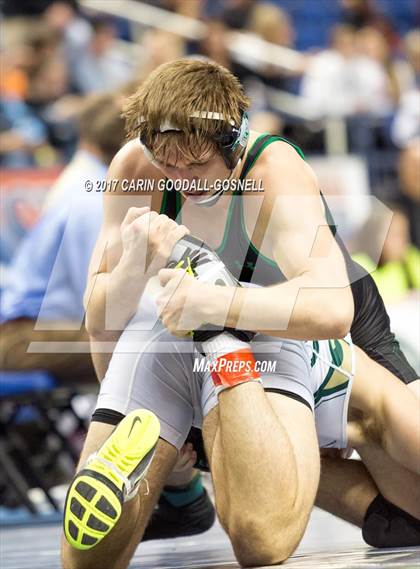 Thumbnail 1 in NCHSAA 3A Wrestling Championships photogallery.