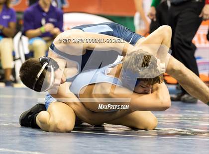 Thumbnail 2 in NCHSAA 3A Wrestling Championships photogallery.