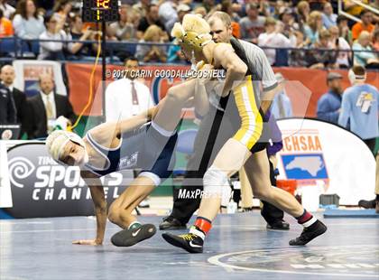 Thumbnail 2 in NCHSAA 3A Wrestling Championships photogallery.