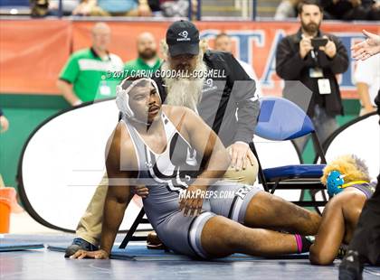 Thumbnail 3 in NCHSAA 3A Wrestling Championships photogallery.