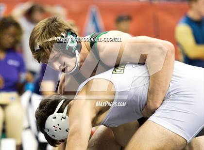 Thumbnail 3 in NCHSAA 3A Wrestling Championships photogallery.