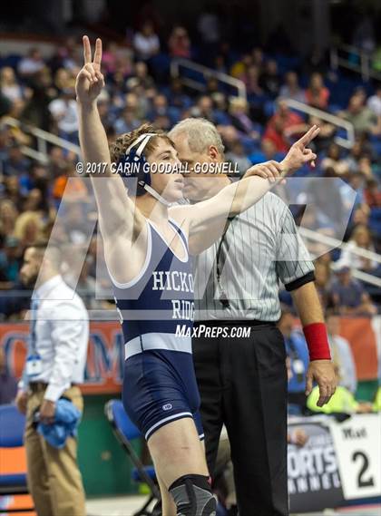Thumbnail 1 in NCHSAA 3A Wrestling Championships photogallery.