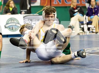 Thumbnail 3 in NCHSAA 3A Wrestling Championships photogallery.