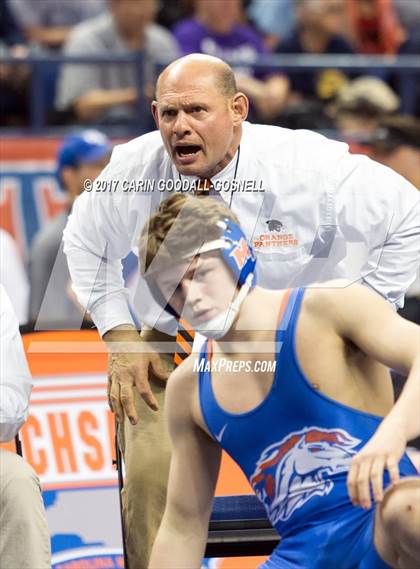 Thumbnail 1 in NCHSAA 3A Wrestling Championships photogallery.