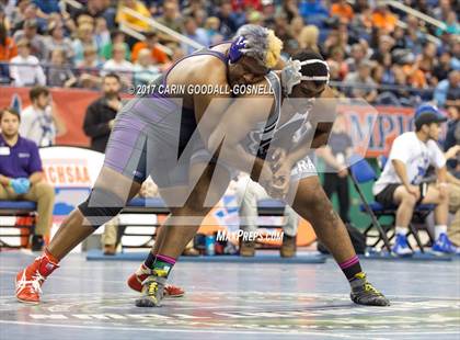 Thumbnail 2 in NCHSAA 3A Wrestling Championships photogallery.