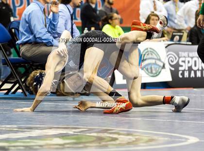 Thumbnail 3 in NCHSAA 3A Wrestling Championships photogallery.