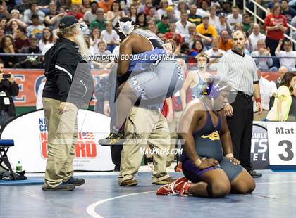 Thumbnail 1 in NCHSAA 3A Wrestling Championships photogallery.