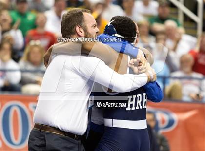 Thumbnail 3 in NCHSAA 3A Wrestling Championships photogallery.