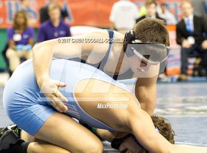 Thumbnail 1 in NCHSAA 3A Wrestling Championships photogallery.
