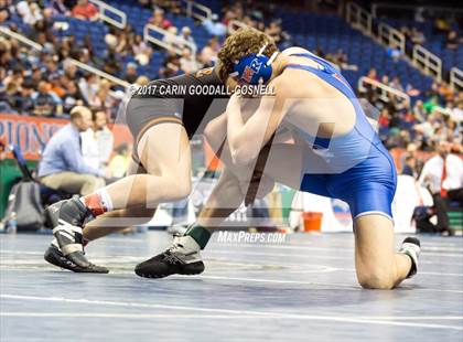 Thumbnail 1 in NCHSAA 3A Wrestling Championships photogallery.
