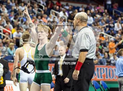 Thumbnail 3 in NCHSAA 3A Wrestling Championships photogallery.