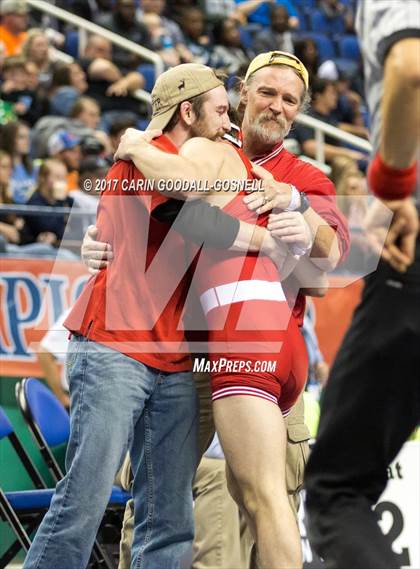 Thumbnail 3 in NCHSAA 3A Wrestling Championships photogallery.