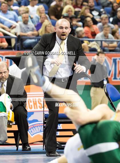 Thumbnail 1 in NCHSAA 3A Wrestling Championships photogallery.