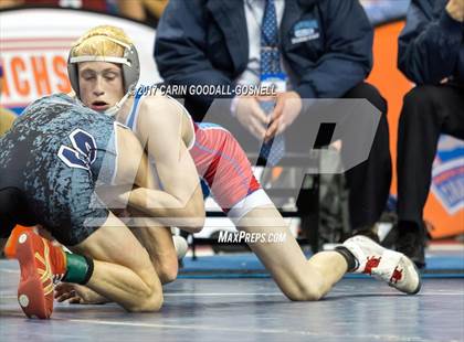 Thumbnail 1 in NCHSAA 3A Wrestling Championships photogallery.